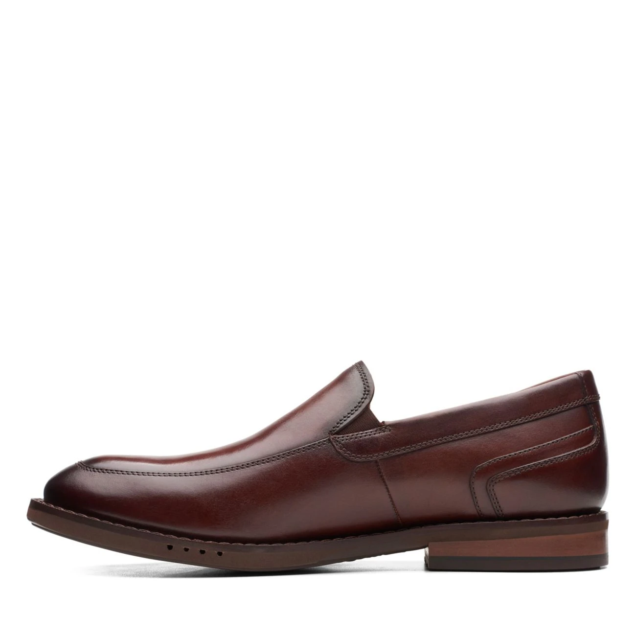 Clarks Un Hugh Step Brown Leather 7 Clarks Un Hugh Step Brown Leather - Image 5