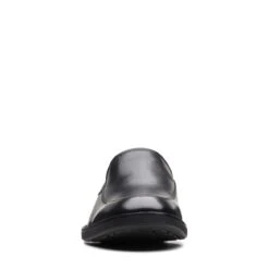 Clarks Un Hugh Step Black Leather 11 Clarks Un Hugh Step Black Leather -Clarks 26169021 W 3