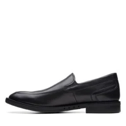 Clarks Un Hugh Step Black Leather 13 Clarks Un Hugh Step Black Leather -Clarks 26169021 W 5