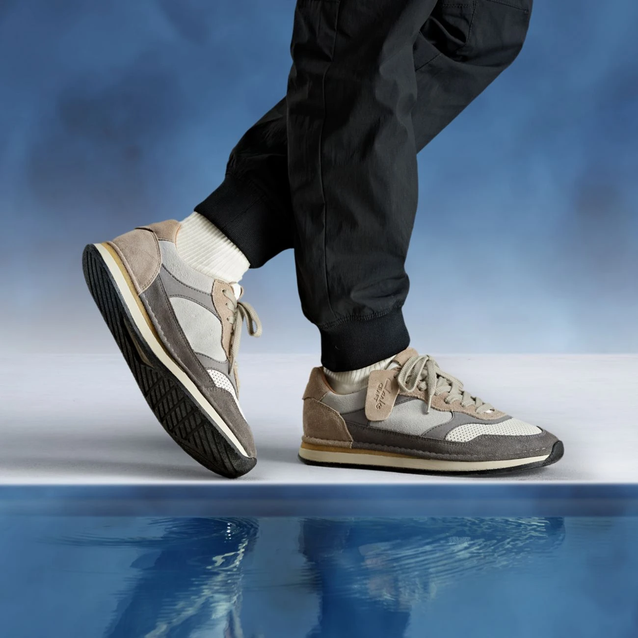 Clarks Craft Run Tor Grey Combination 5 Clarks Craft Run Tor Grey Combination - Image 3