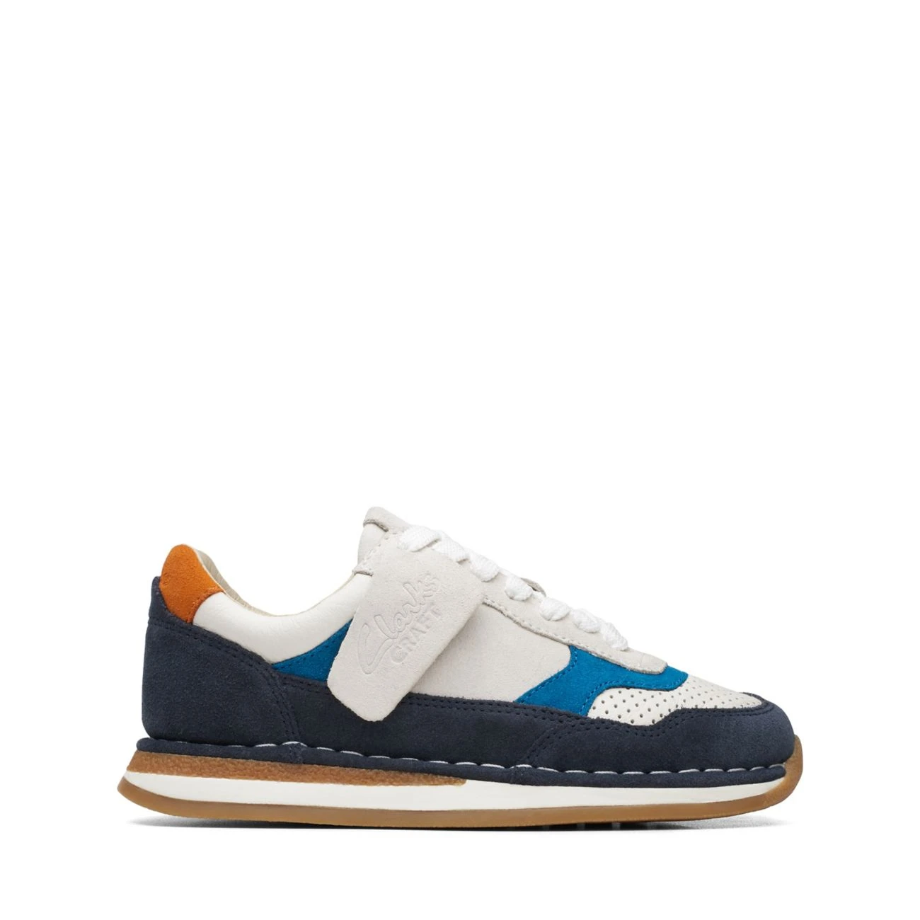 Clarks Craft Run Tor Kid Navy Combination 3 Clarks Craft Run Tor Kid Navy Combination