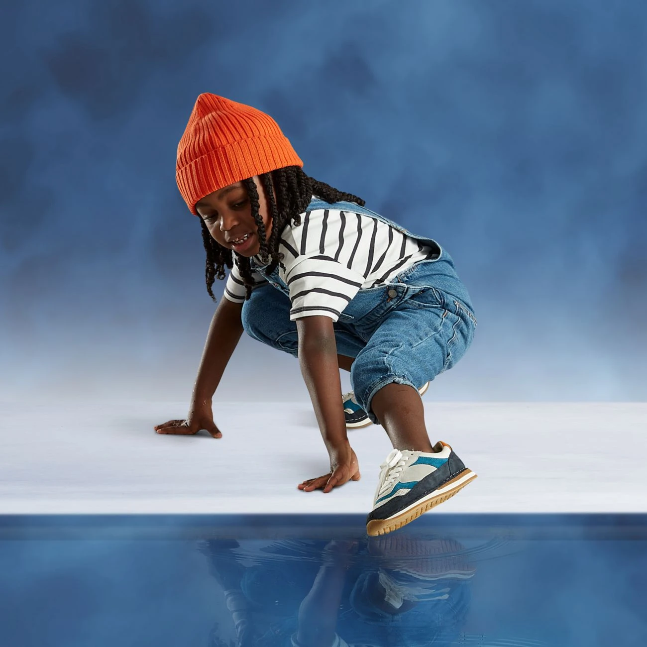 Clarks Craft Run Tor Kid Navy Combination 5 Clarks Craft Run Tor Kid Navy Combination - Image 3