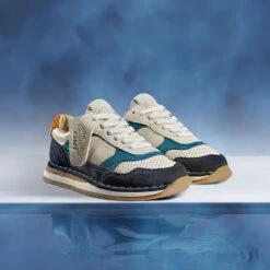 Clarks Craft Run Tor Kid Navy Combination 17 Clarks Craft Run Tor Kid Navy Combination -Clarks 26169327 W 13