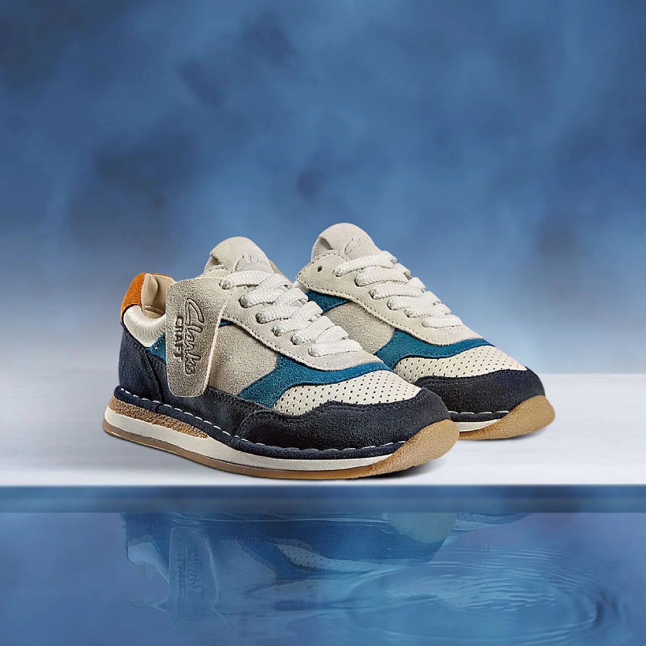 Clarks Craft Run Tor Kid Navy Combination 7 Clarks Craft Run Tor Kid Navy Combination - Image 5