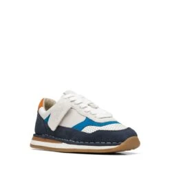 Clarks Craft Run Tor Kid Navy Combination 18 Clarks Craft Run Tor Kid Navy Combination -Clarks 26169327 W 2