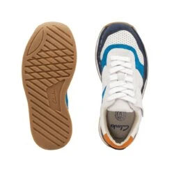 Clarks Craft Run Tor Kid Navy Combination 23 Clarks Craft Run Tor Kid Navy Combination -Clarks 26169327 W 7