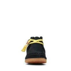 Clarks Wallabee Mist Kid Black Print -Clarks 26169540 W 3