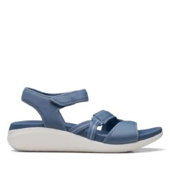 Clarks Glide Hi Shore Denim Blue