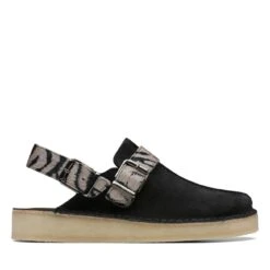 Clarks Trek Mule Zebra Print
