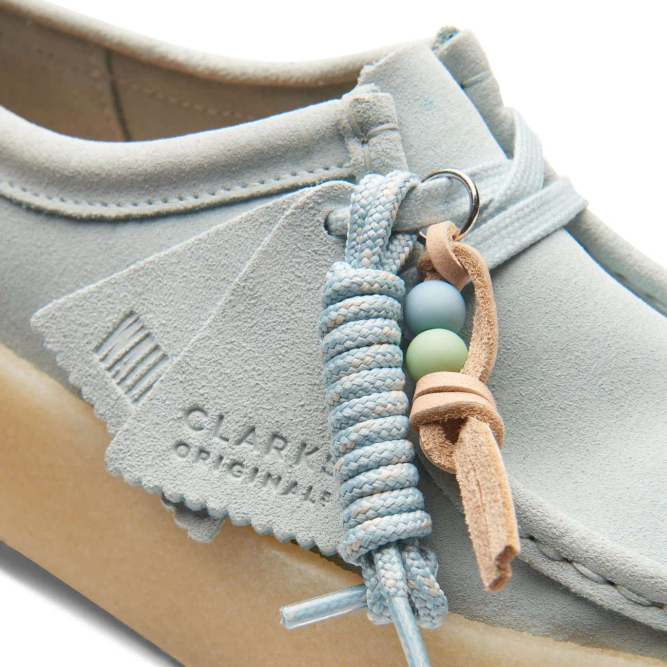 Clarks Wallabee Cup Blue Suede 10 Clarks Wallabee Cup Blue Suede - Image 8