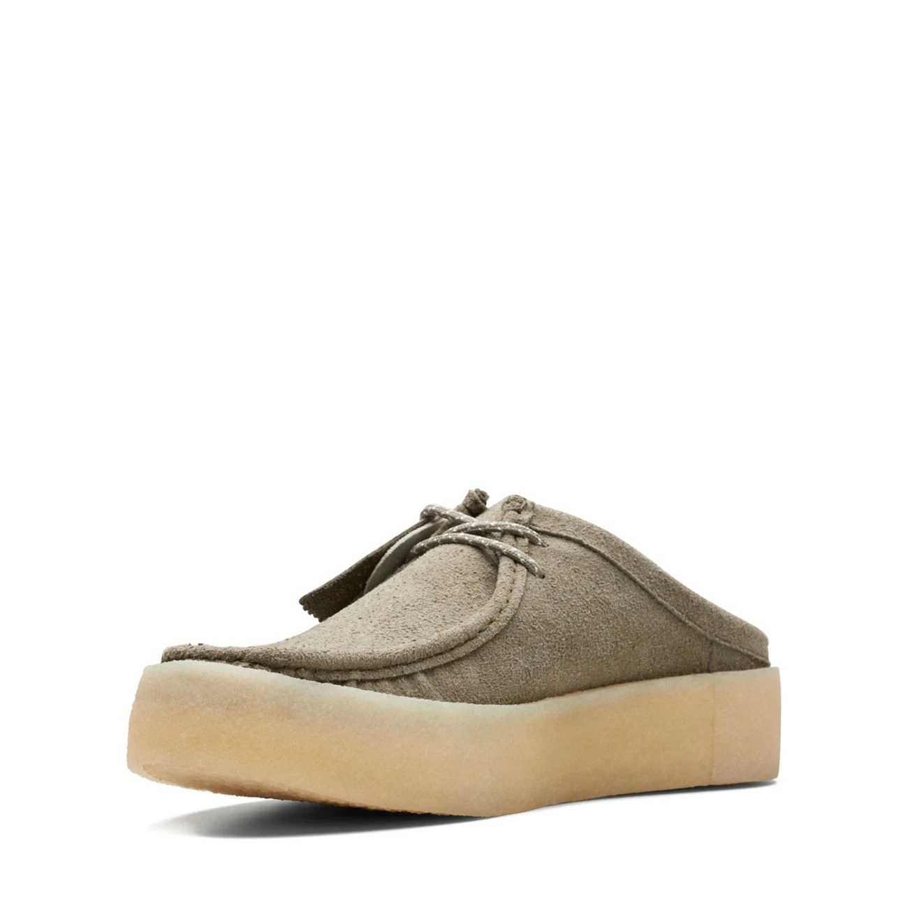 Clarks Wallabee Cup Lo Olive Eco Lea 6 Clarks Wallabee Cup Lo Olive Eco Lea - Image 4