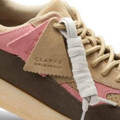 Clarks 8th St Lockhill Dark Brown Combi -Clarks 26170102 W 8