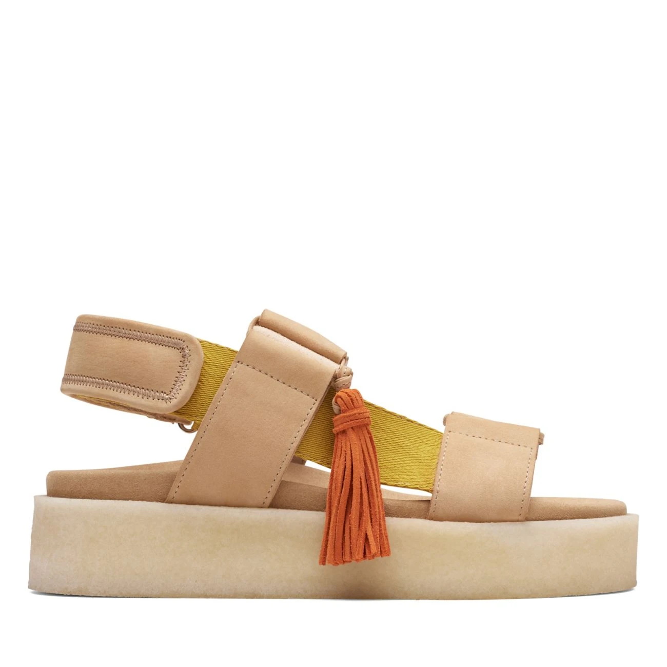 Clarks Crepe Sandal Sand Combi 3 Clarks Crepe Sandal Sand Combi