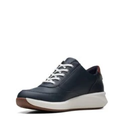 Clarks Un Rio Zip Navy Combination 14 Clarks Un Rio Zip Navy Combination -Clarks 26170213 W 4