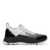 Clarks ATL Trek Knit Waterproof Off White Text -Clarks 26170573 W 1