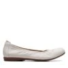 Clarks Rena Hop White Leather 2 Clarks Rena Hop White Leather -Clarks 26170590 W 1