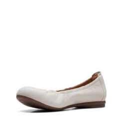 Clarks Rena Hop White Leather 12 Clarks Rena Hop White Leather -Clarks 26170590 W 4