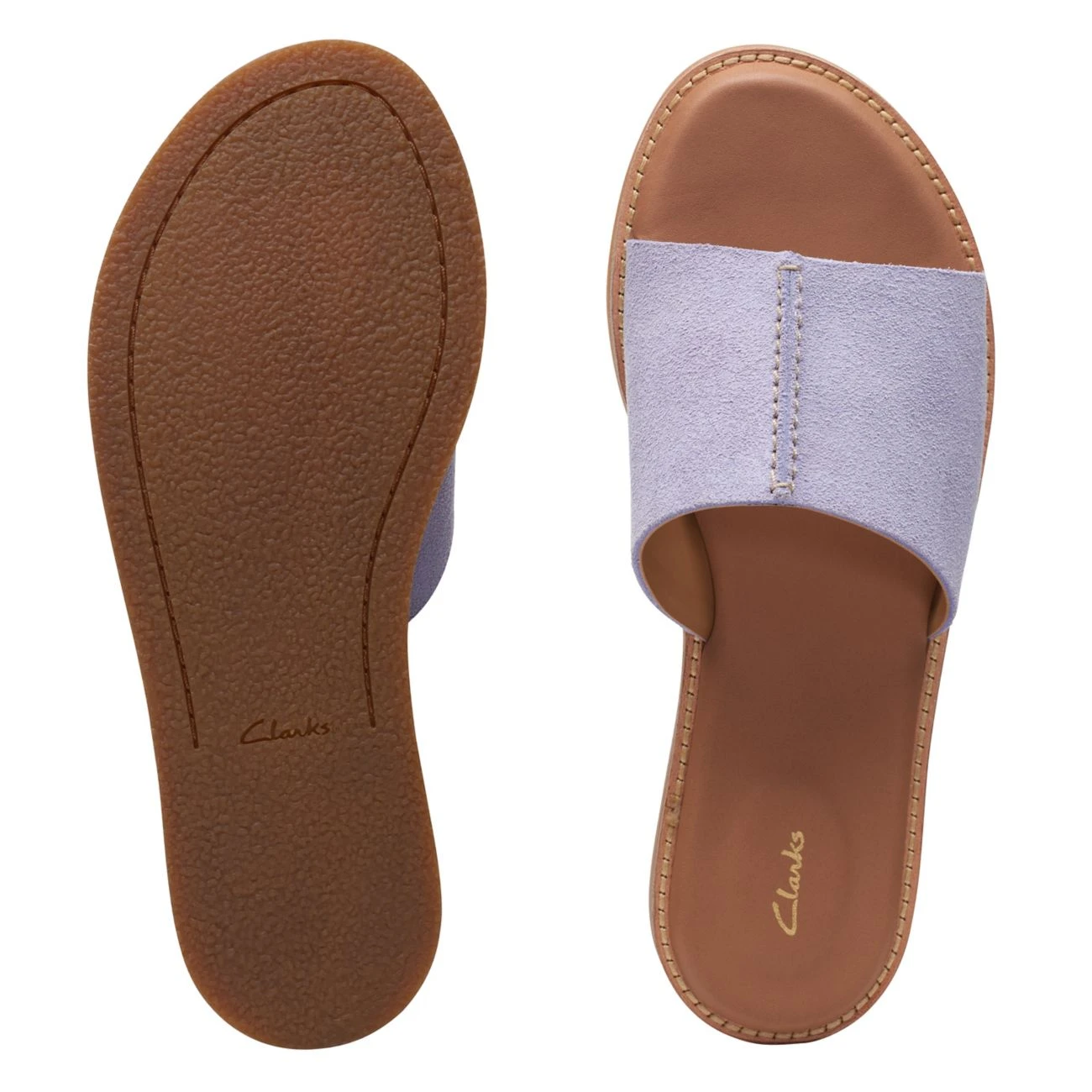 Clarks Karsea Mule Lilac Suede 9 Clarks Karsea Mule Lilac Suede - Image 7