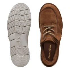 Clarks Colehill Seam Dark Tan Suede 15 Clarks Colehill Seam Dark Tan Suede -Clarks 26170925 W 7