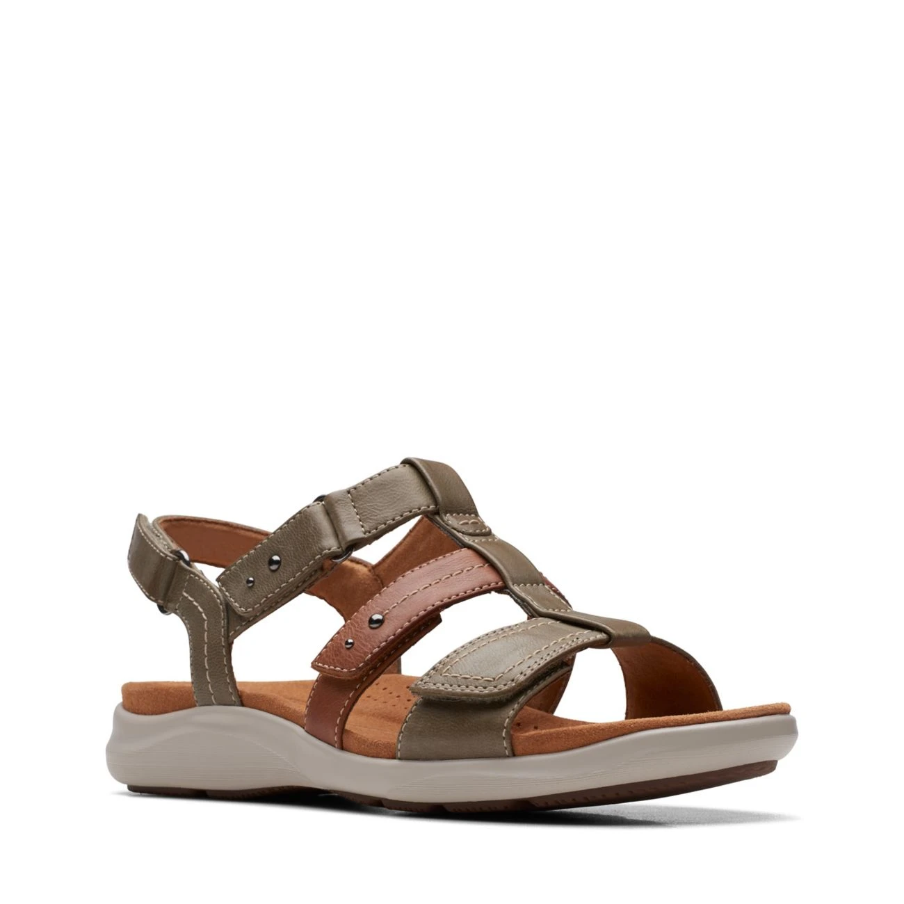 Clarks Kitly Step Olive Combination 4 Clarks Kitly Step Olive Combination - Image 2