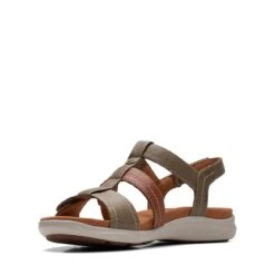 Clarks Kitly Step Olive Combination 12 Clarks Kitly Step Olive Combination -Clarks 26170992 W 4