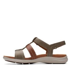 Clarks Kitly Step Olive Combination 13 Clarks Kitly Step Olive Combination -Clarks 26170992 W 5