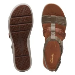 Clarks Kitly Step Olive Combination 15 Clarks Kitly Step Olive Combination -Clarks 26170992 W 7