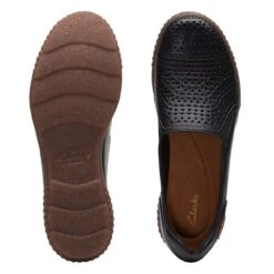 Clarks Magnolia Aster Black Leather 15 Clarks Magnolia Aster Black Leather -Clarks 26170999 W 7