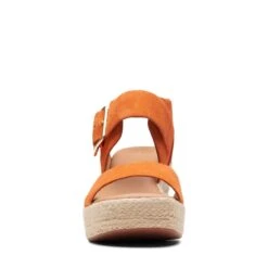 Clarks Kimmei Hi Strap Orange Suede 11 Clarks Kimmei Hi Strap Orange Suede -Clarks 26171010 W 3