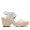 Clarks Kimmei Hi Strap White Combi 2 Clarks Kimmei Hi Strap White Combi -Clarks 26171012 W 1
