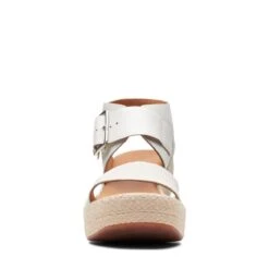 Clarks Kimmei Hi Strap White Combi -Clarks 26171012 W 3