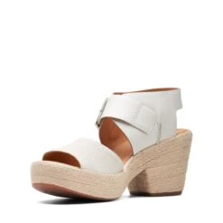 Clarks Kimmei Hi Strap White Combi -Clarks 26171012 W 4