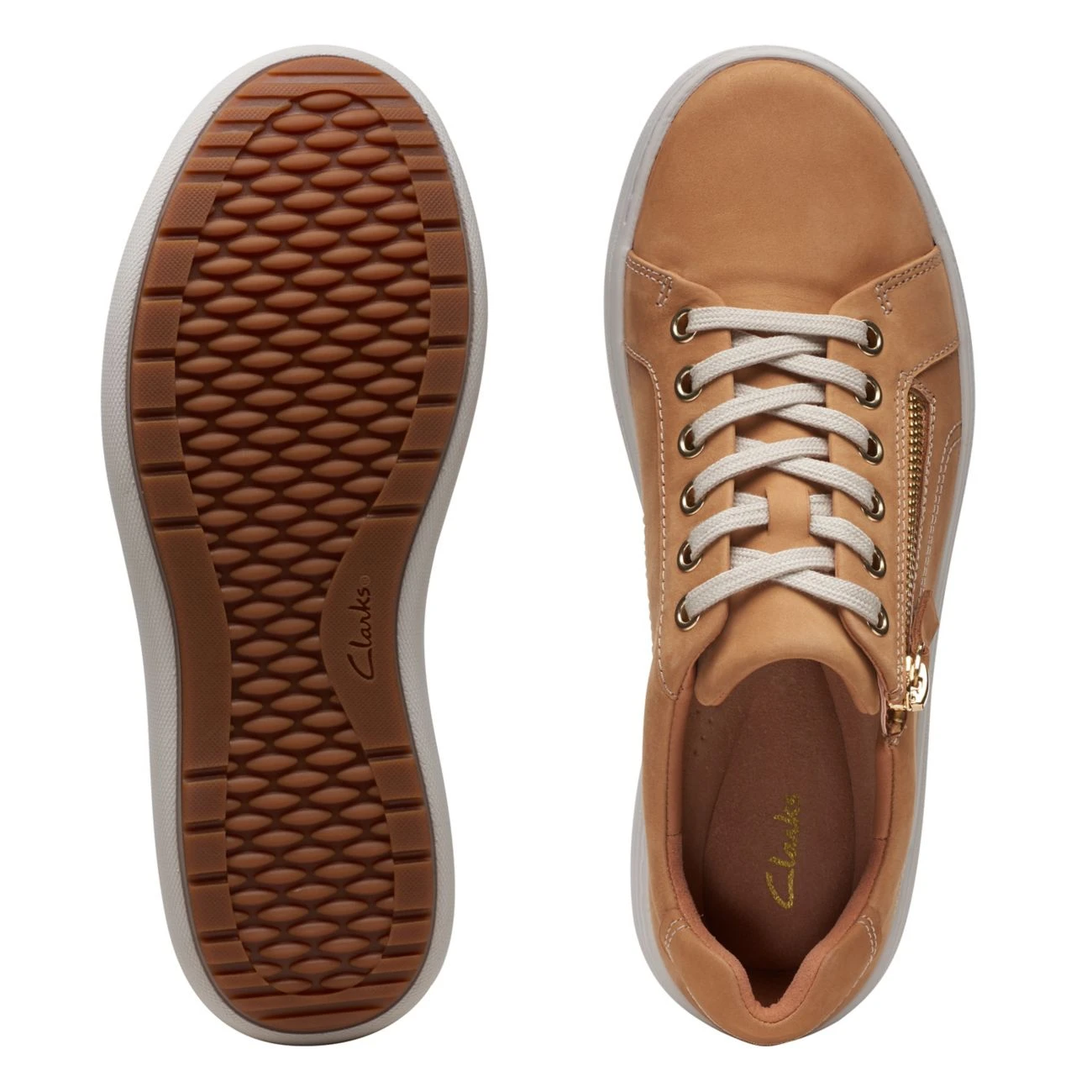 Clarks Nalle Lace Camel Nubuck 9 Clarks Nalle Lace Camel Nubuck - Image 7