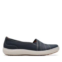 Clarks Nalle Violet Navy Leather