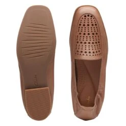 Clarks Sarafyna Sky Praline Leather -Clarks 26171047 W 7