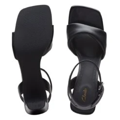 Clarks Seren65 Strap Black Leather -Clarks 26171056 W 7