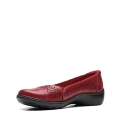 Clarks Cora Iris Red Leather 12 Clarks Cora Iris Red Leather -Clarks 26171165 W 4