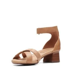 Clarks Desirae Lily Light Tan Leather 12 Clarks Desirae Lily Light Tan Leather -Clarks 26171173 W 4