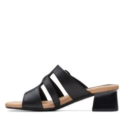 Clarks Desirae Palm Black Leather 13 Clarks Desirae Palm Black Leather -Clarks 26171178 W 5