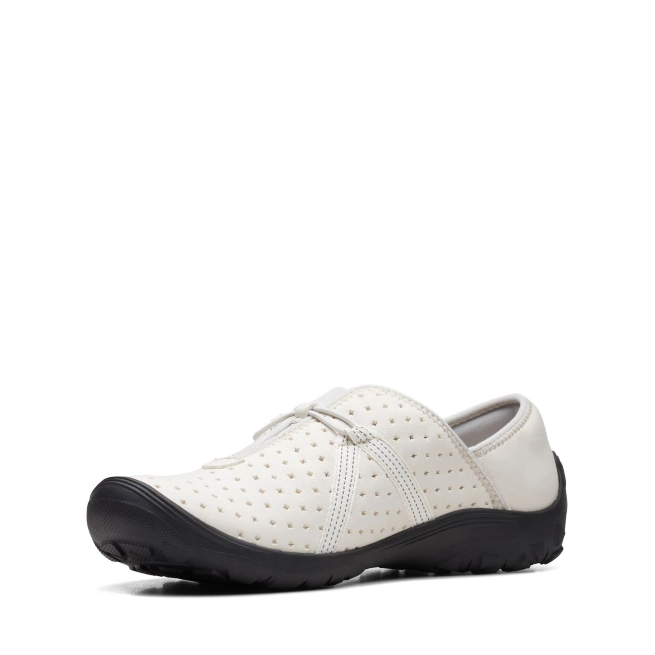 Clarks Fiana Braley White Leather 6 Clarks Fiana Braley White Leather - Image 4