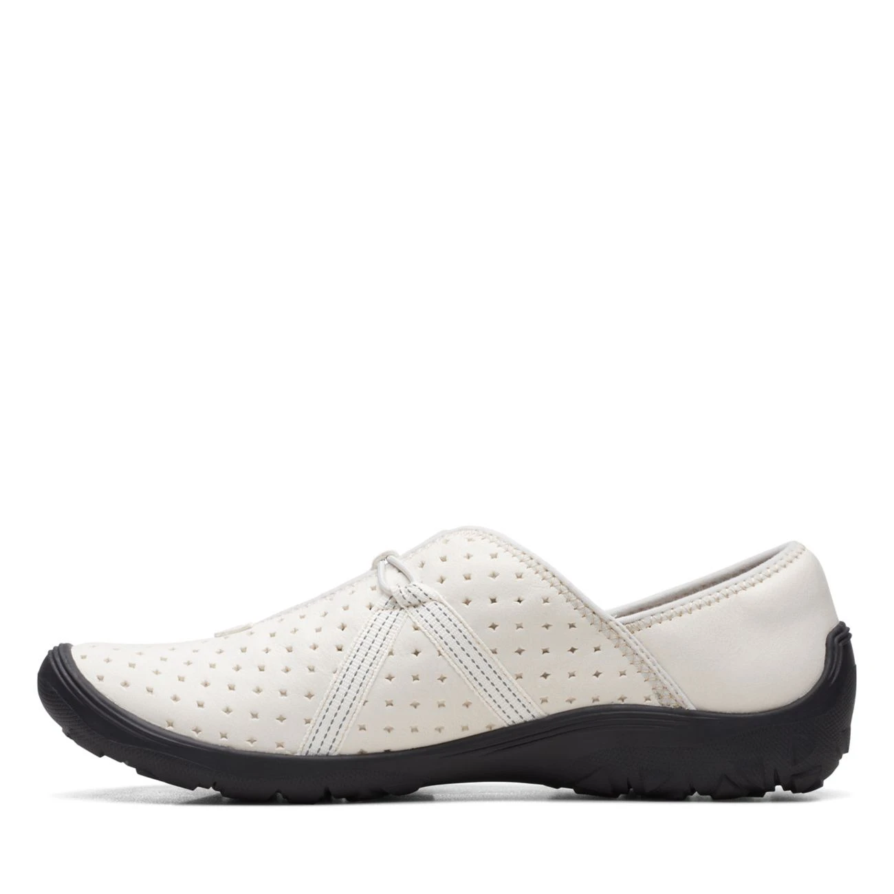 Clarks Fiana Braley White Leather 7 Clarks Fiana Braley White Leather - Image 5