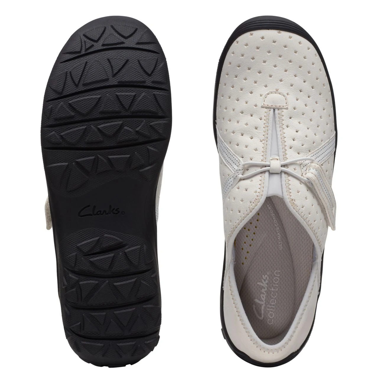 Clarks Fiana Braley White Leather 9 Clarks Fiana Braley White Leather - Image 7