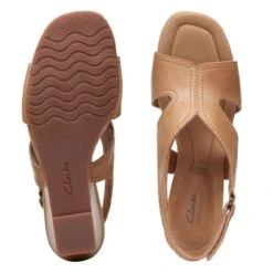 Clarks Kyarra Aster Light Tan Leather 15 Clarks Kyarra Aster Light Tan Leather -Clarks 26171232 W 7