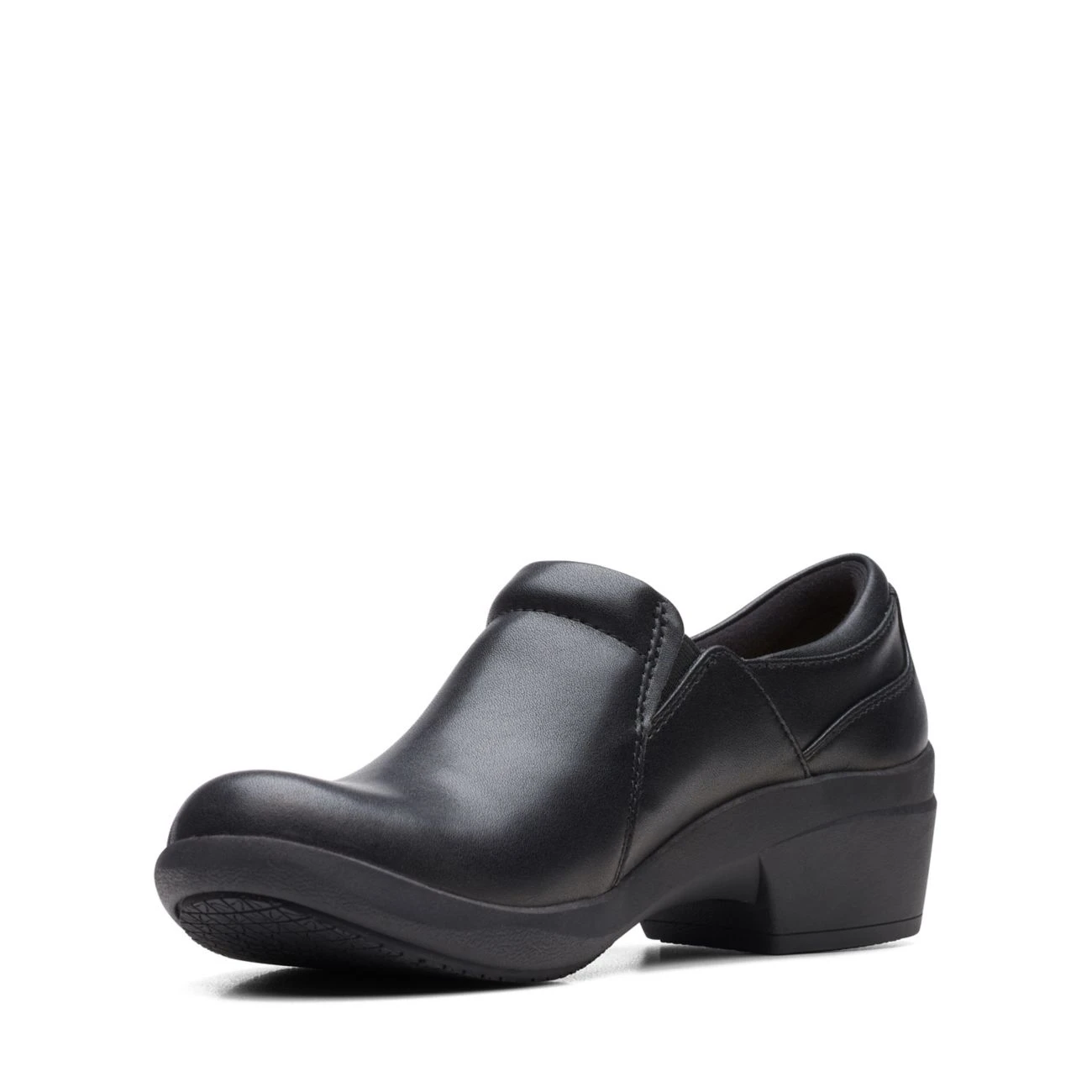 Clarks Talene Pace Black Leather 6 Clarks Talene Pace Black Leather - Image 4