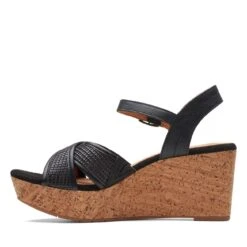 Clarks Elleri Plum Black Leather 13 Clarks Elleri Plum Black Leather -Clarks 26171439 W 5