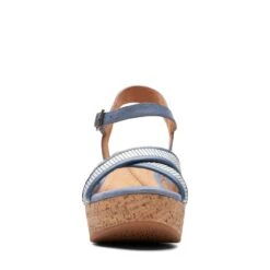 Clarks Elleri Plum Denim Blue Leather 11 Clarks Elleri Plum Denim Blue Leather -Clarks 26171440 W 3