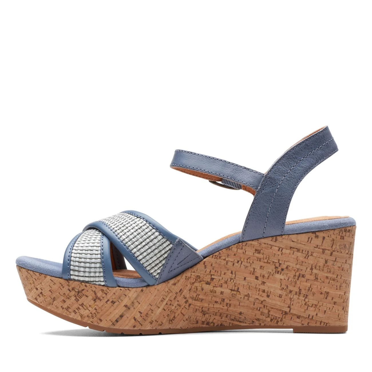 Clarks Elleri Plum Denim Blue Leather 7 Clarks Elleri Plum Denim Blue Leather - Image 5