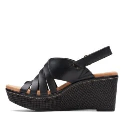 Clarks Elleri Grace Black Leather 13 Clarks Elleri Grace Black Leather -Clarks 26171531 W 5