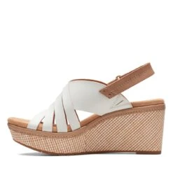 Clarks Elleri Grace White Leather 13 Clarks Elleri Grace White Leather -Clarks 26171534 W 5