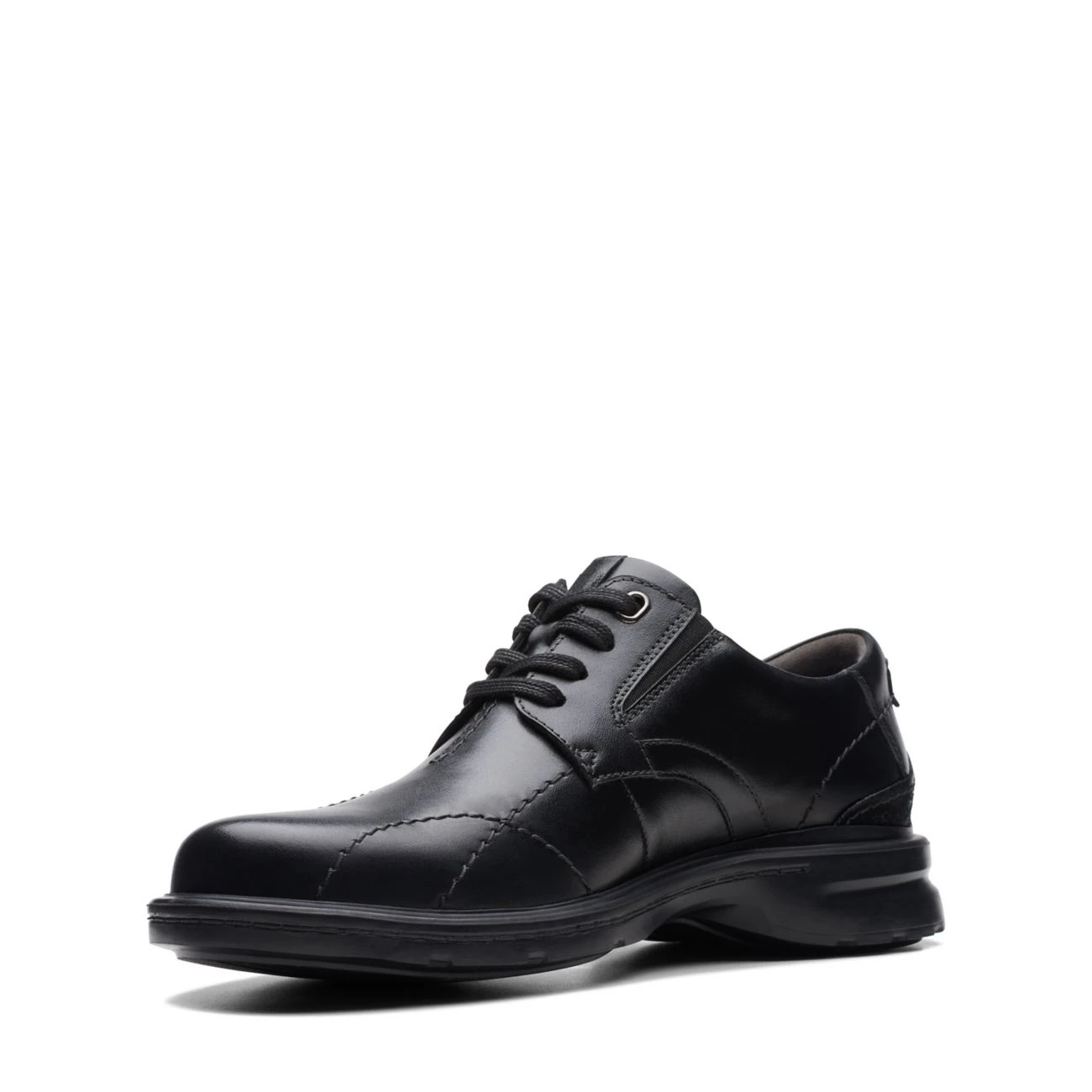 Clarks Gessler Lace Black Leather 6 Clarks Gessler Lace Black Leather - Image 4